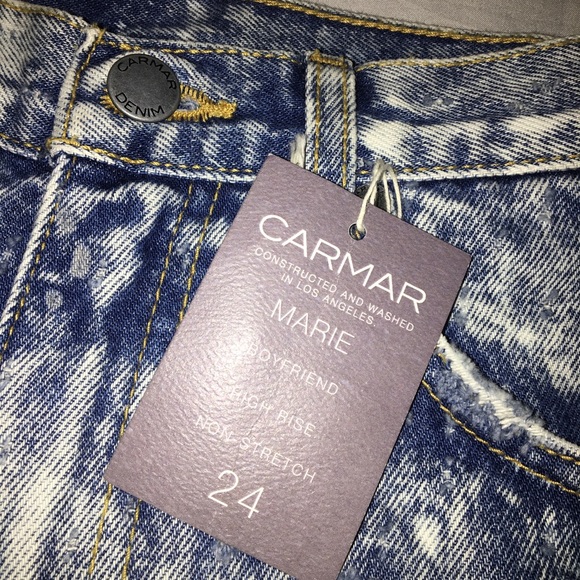 Carmar Denim High-Rise Shorts - Picture 4 of 6